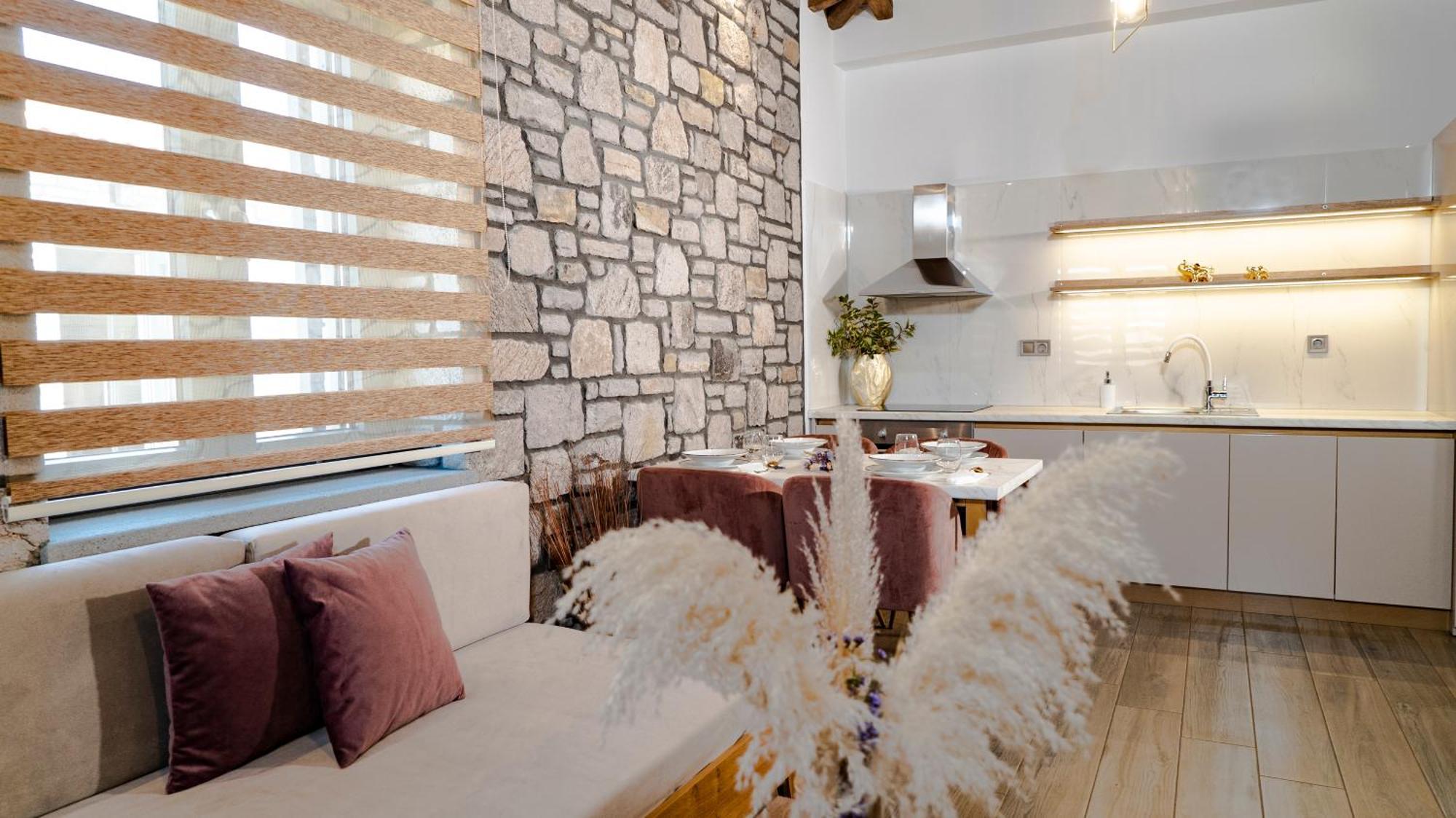 Lithoessa Luxury Apartments Agios Ioannis Kaspaka Buitenkant foto