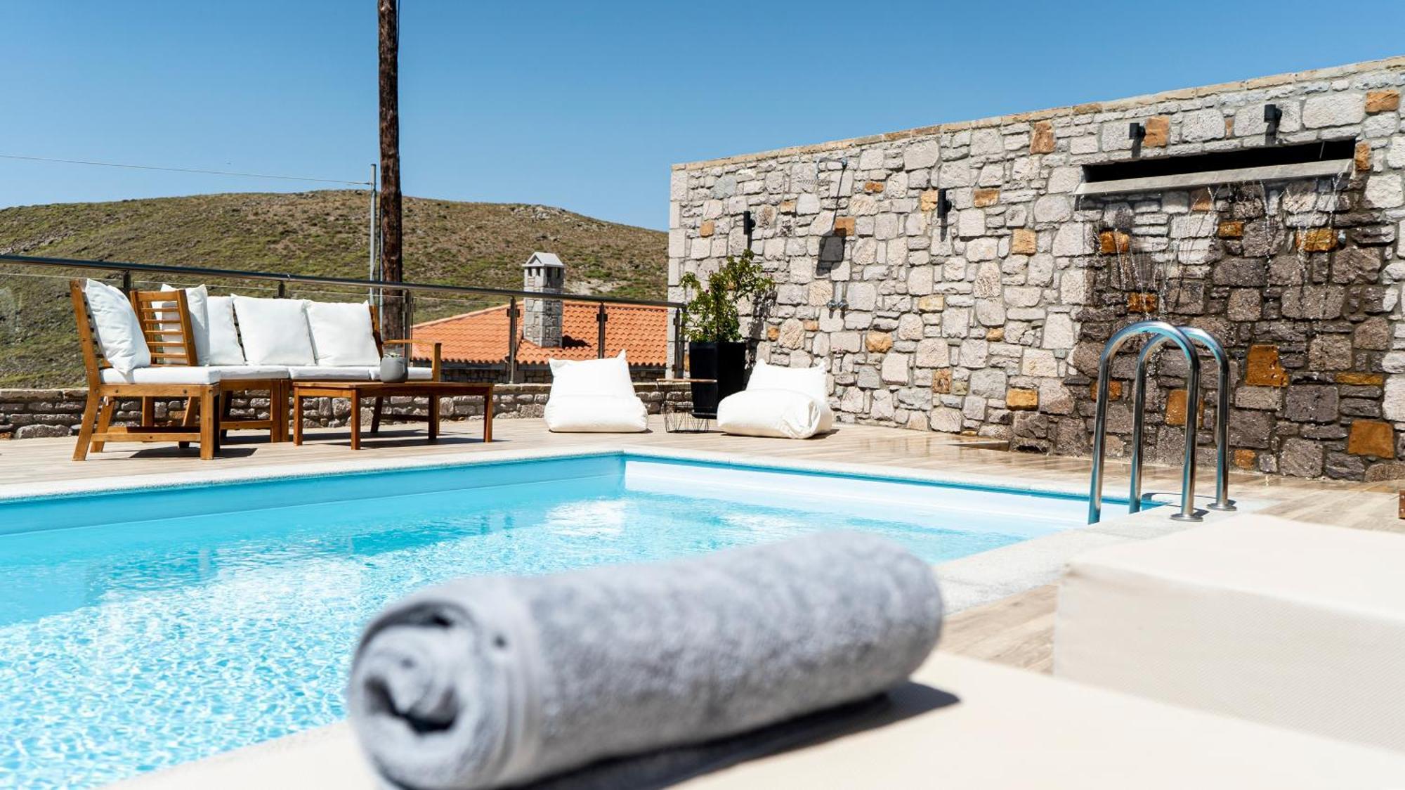 Lithoessa Luxury Apartments Agios Ioannis Kaspaka Buitenkant foto