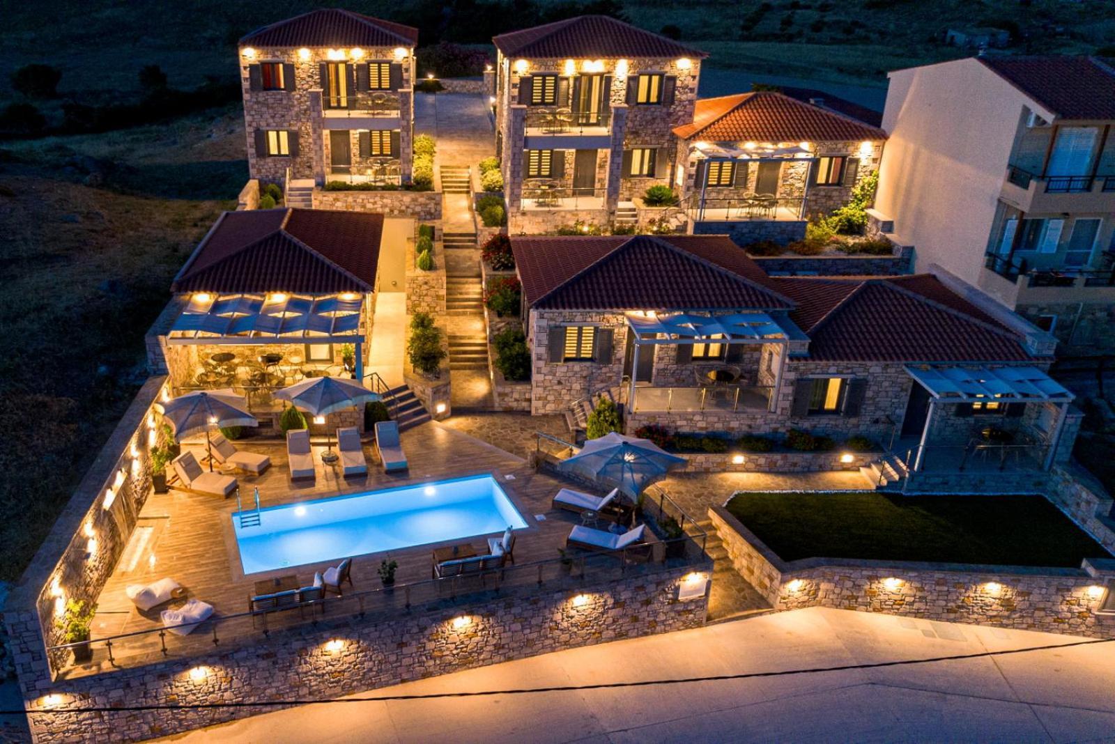 Lithoessa Luxury Apartments Agios Ioannis Kaspaka Buitenkant foto