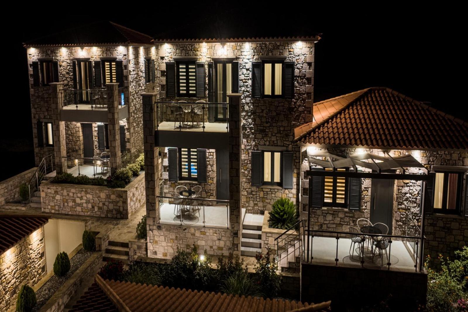 Lithoessa Luxury Apartments Agios Ioannis Kaspaka Buitenkant foto