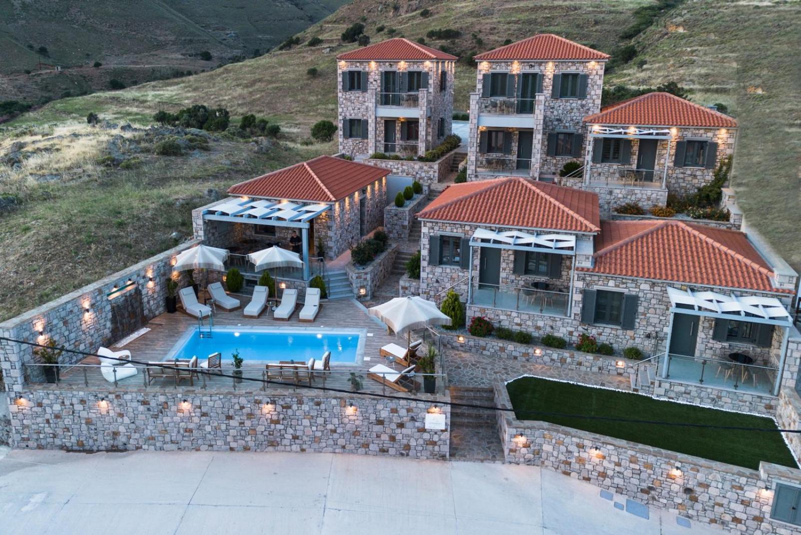 Lithoessa Luxury Apartments Agios Ioannis Kaspaka Buitenkant foto